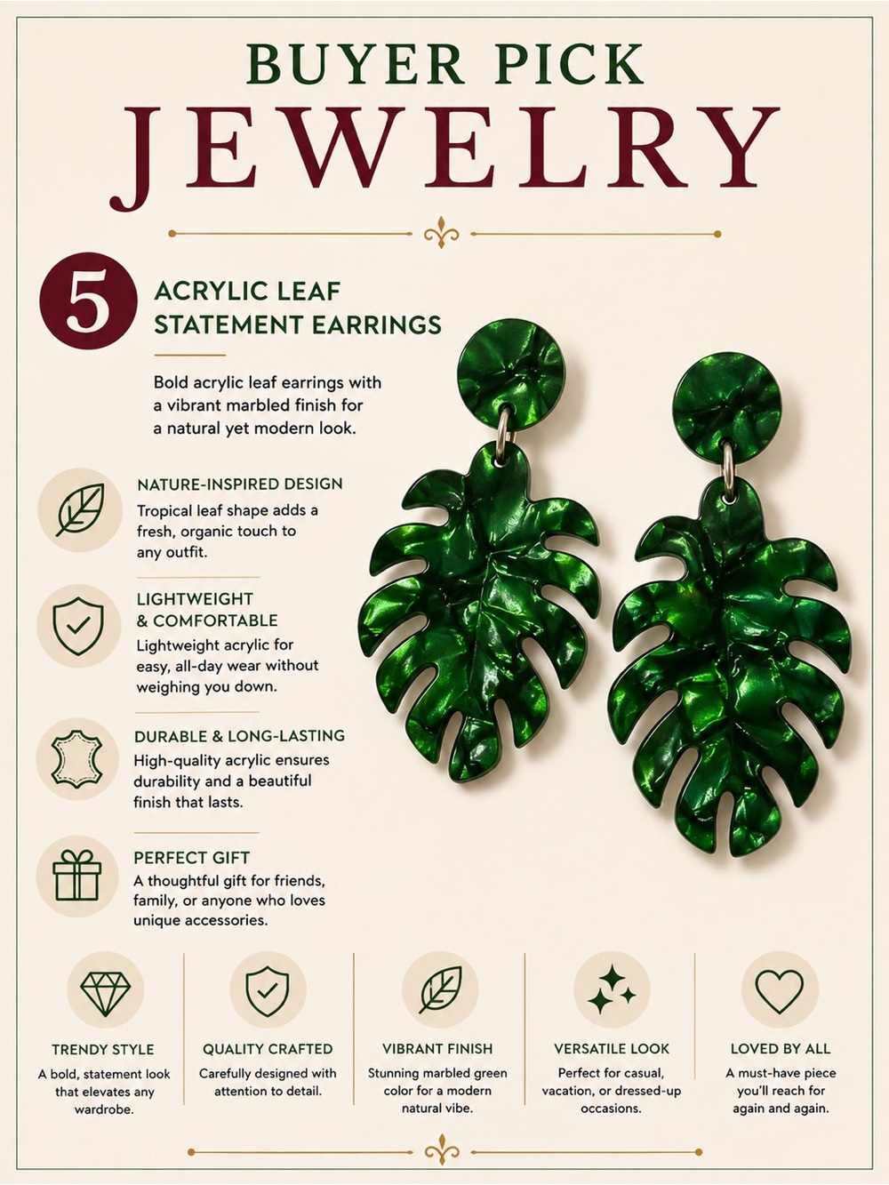 BUY NOW: Buyer Pick- Wo Hoo Earrings - Picture 6 of 13
